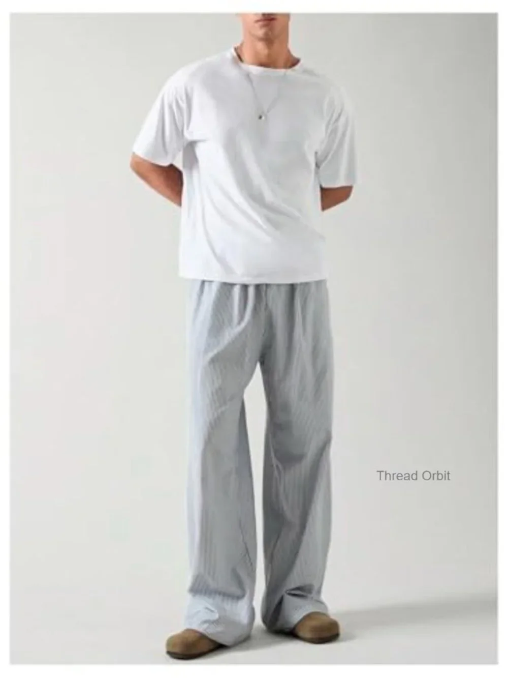 Striped Drawstring Casual Pants Lightweight Yoga Beach Vacation